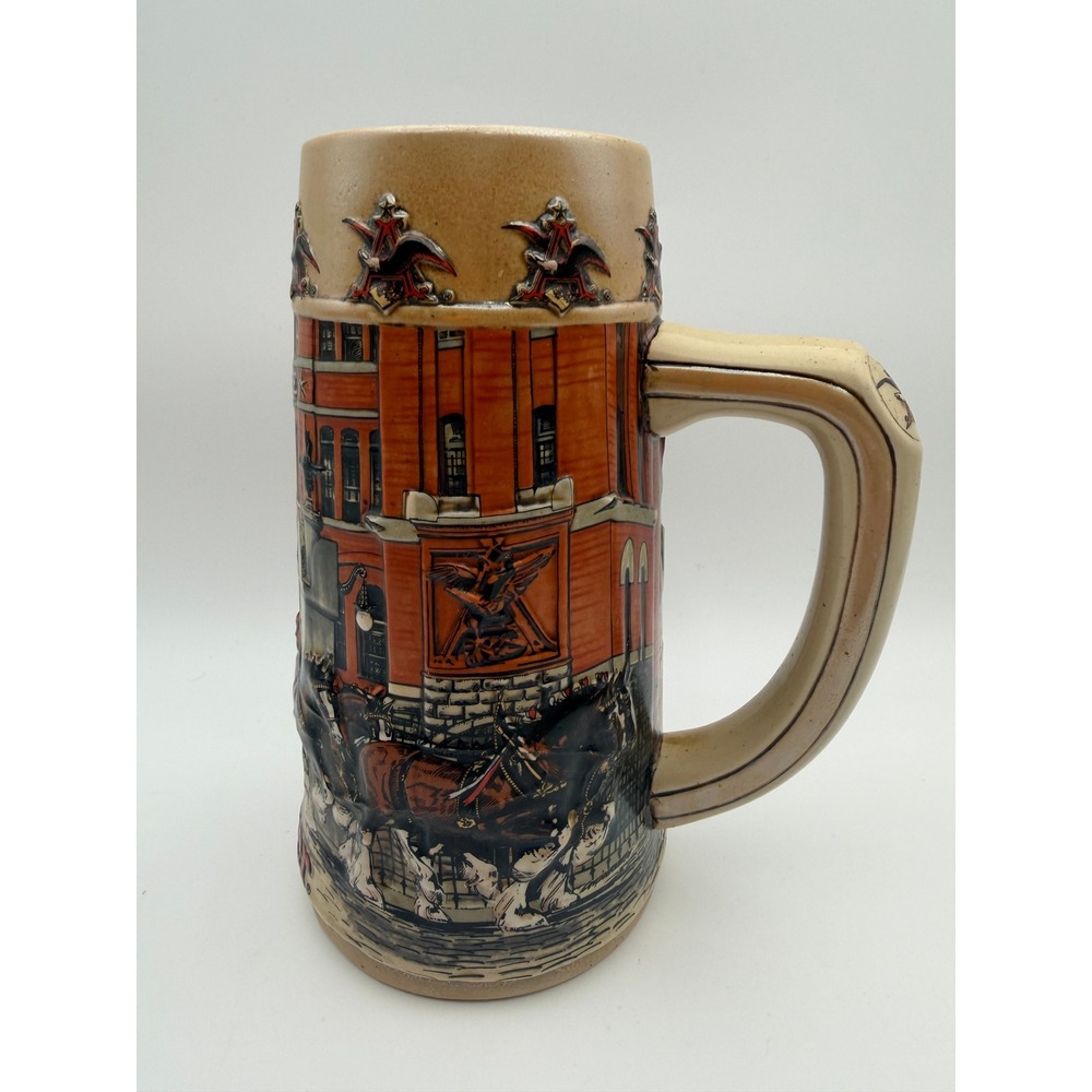 Budweiser St Louis Brew‎ House Stein National Historic Landmark Series Ceramarte